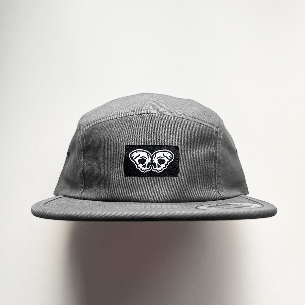 Strength & Heart - Grey/Black, 'Til Death Butterfly 5 Panel Camp Hat